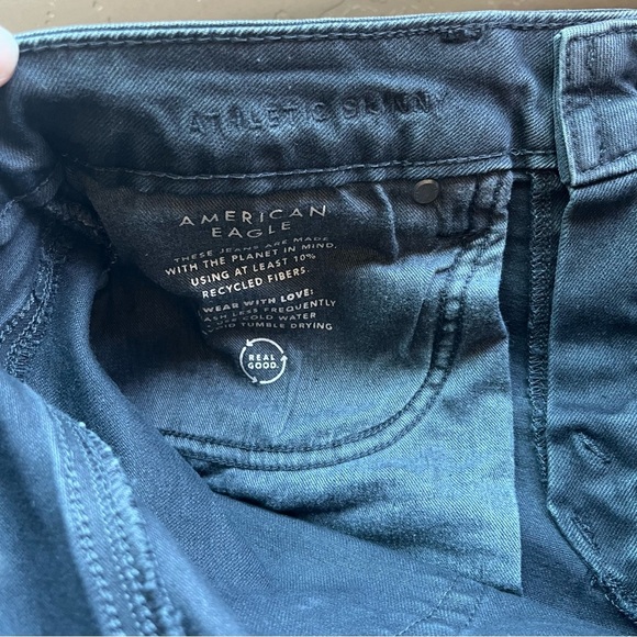 AE Men’s Athletic Skinny Distressed Jeans 28x30 - Picture 6 of 8